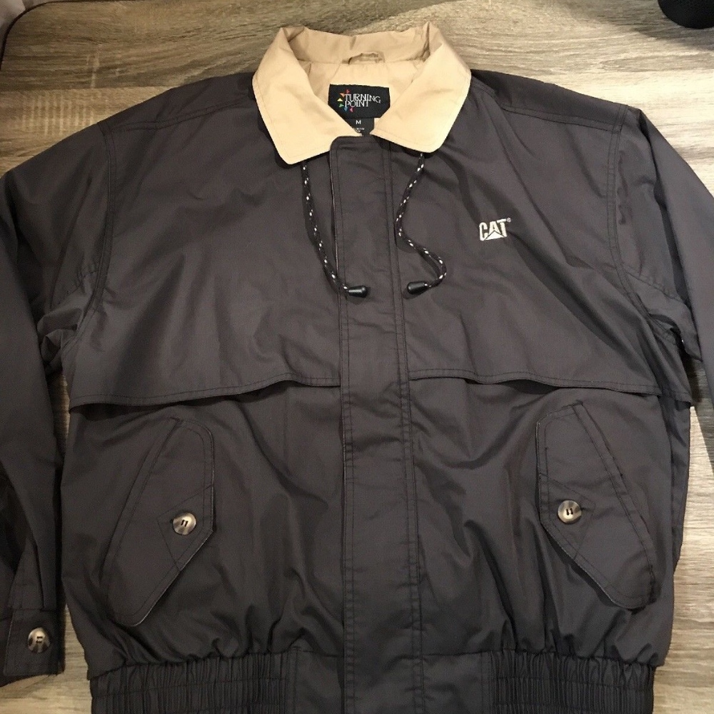 Turning Point CAT Jacket Brown Mens Medium Caterpi